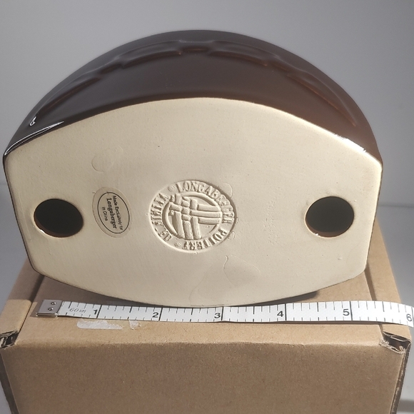 Lot Of 3 Longaberger Chocolate Brown Woven Traditions Taco Holders New In Boxes - Picture 3 of 7